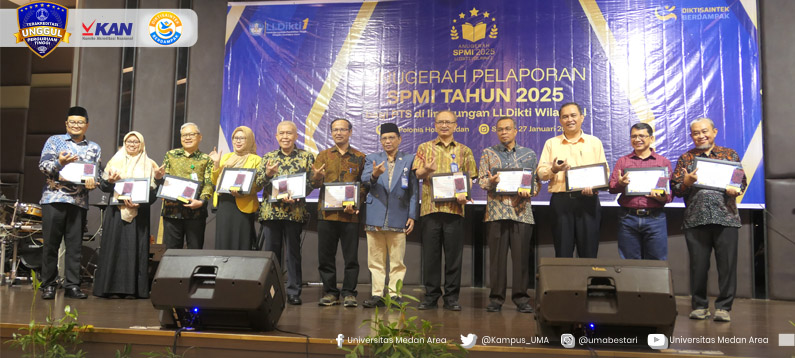 UMA Raih Penghargaan Anugerah SPMI LLDIKTI Wilayah I Tahun 2025